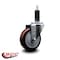 Service Caster 4'' Maroon Poly Wheel Swivel 1-1/8'' Expanding Stem Caster SCC-EX20S414-PPUB-MRN-118 - alternate 4